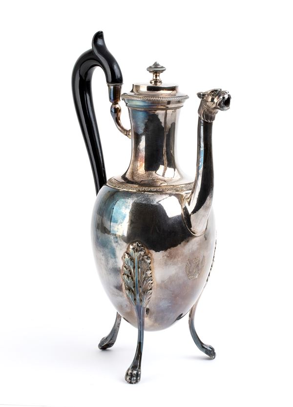 Nicholas-Th&#233;odore Cailliez - French silver coffee pot
