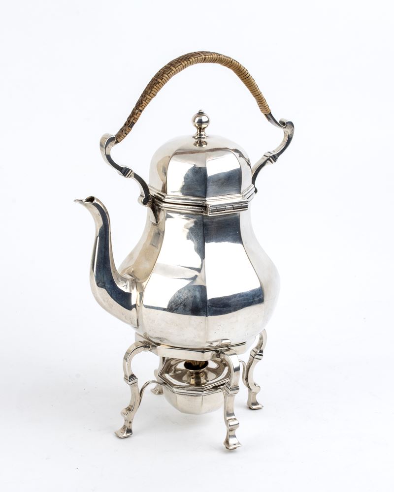 Tea Kettle Inglese in Argento