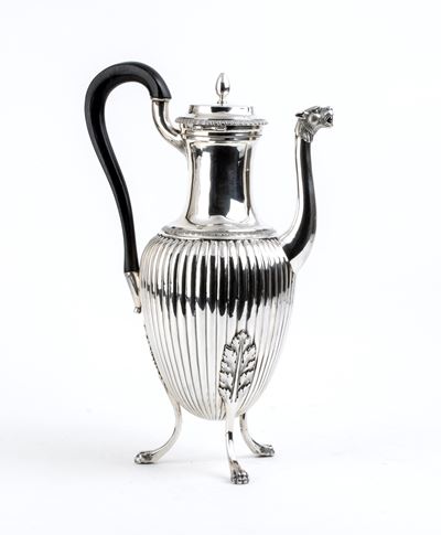 Grande Caffettiera Francese in Argento