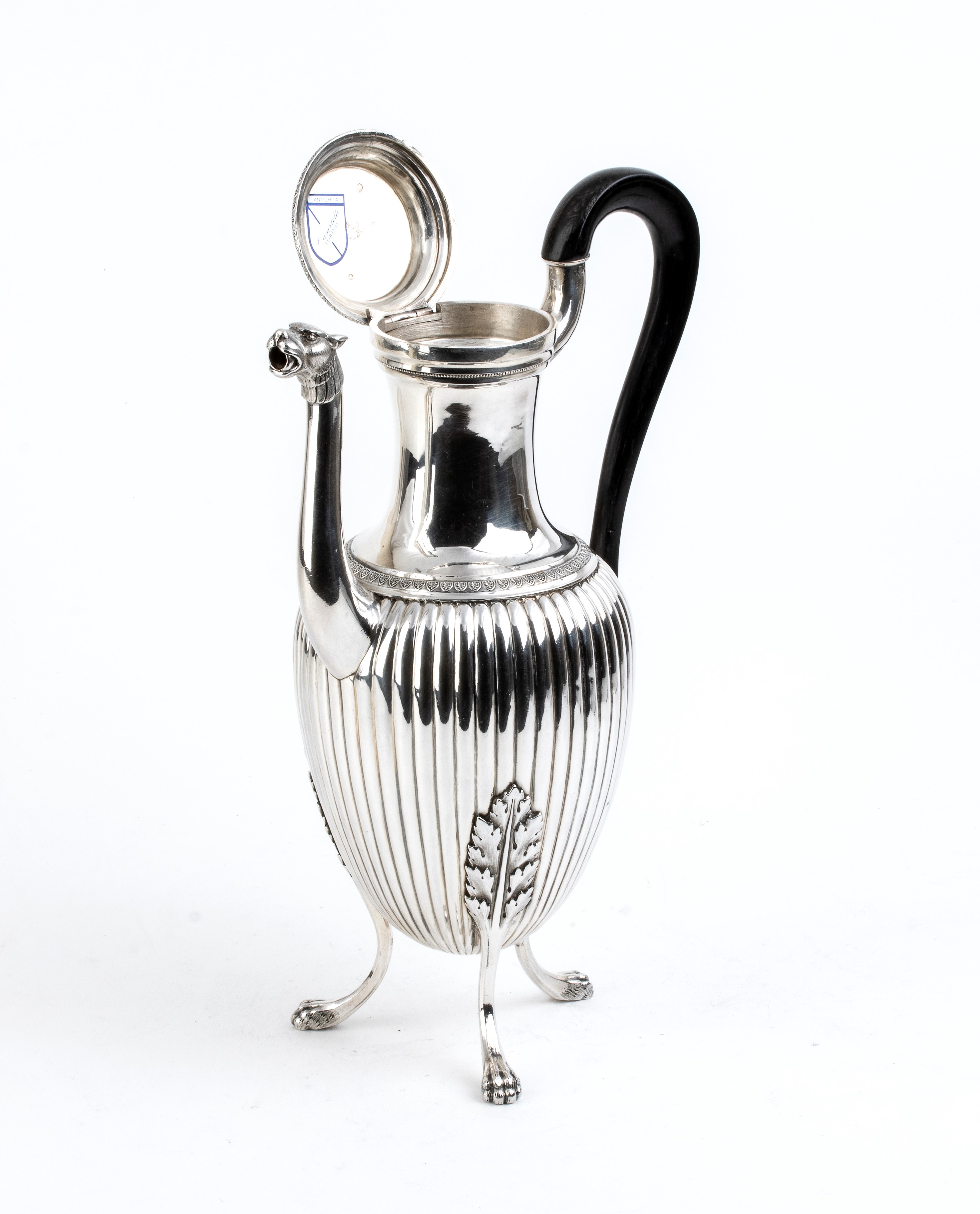 Jean-baptiste Potot - Grande Caffettiera Francese in Argento