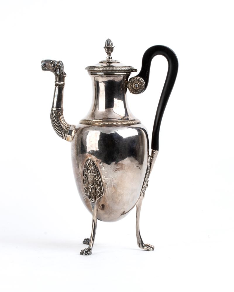 N. X. Gouilin - Grande Caffettiera Francese in Argento