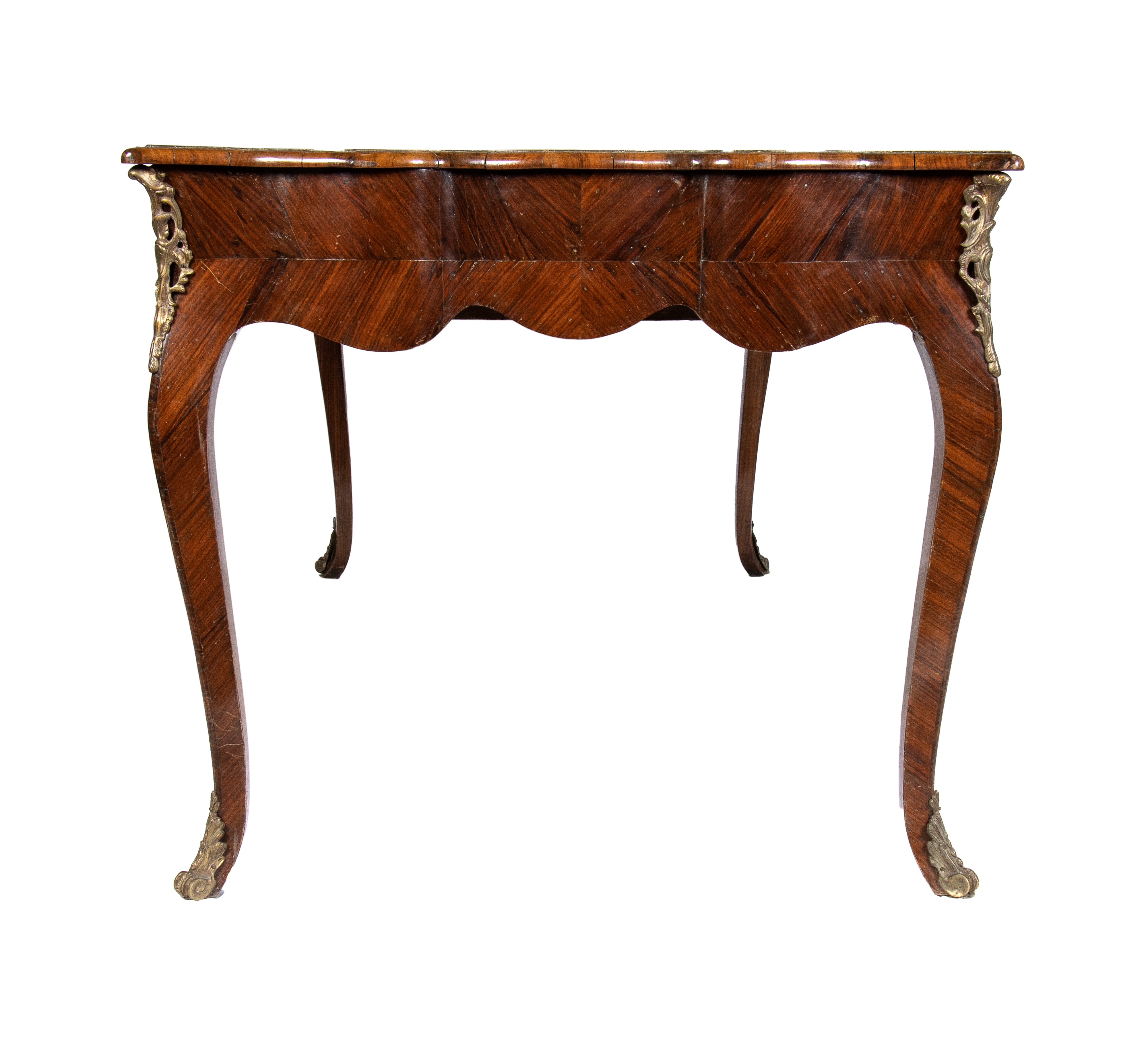 Bureau Plate Francese con Poltrona Chesterfield