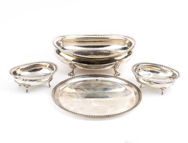 Lot of silver objects - Italy, 20th century