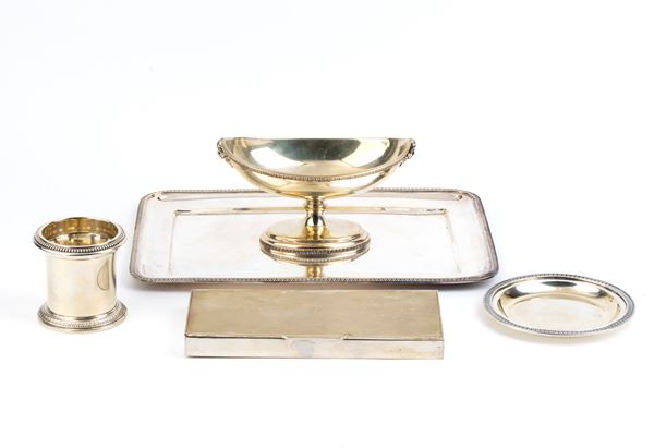Lotto di oggetti in argento - Italia, XX secolo
