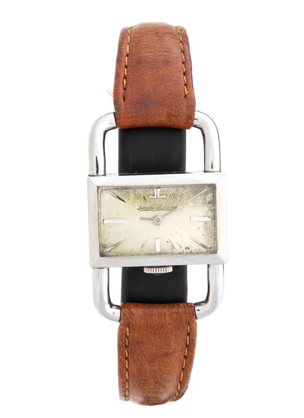 JAEGER LECOULTRE Padlock: Lady steel wristwatch