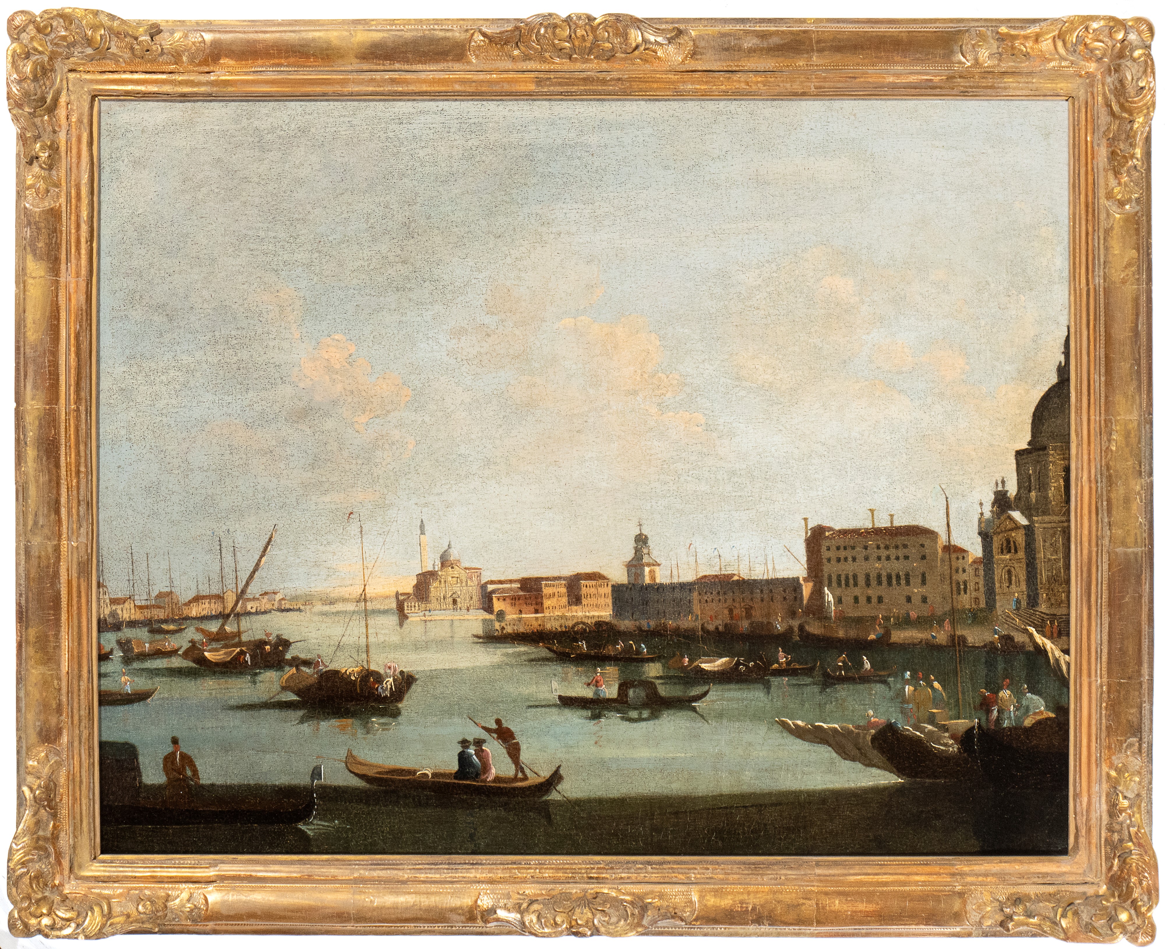 Francesco Tironi - Veduta del Bacino di San Marco con San Giorgio Maggiore e Punta della Dogana