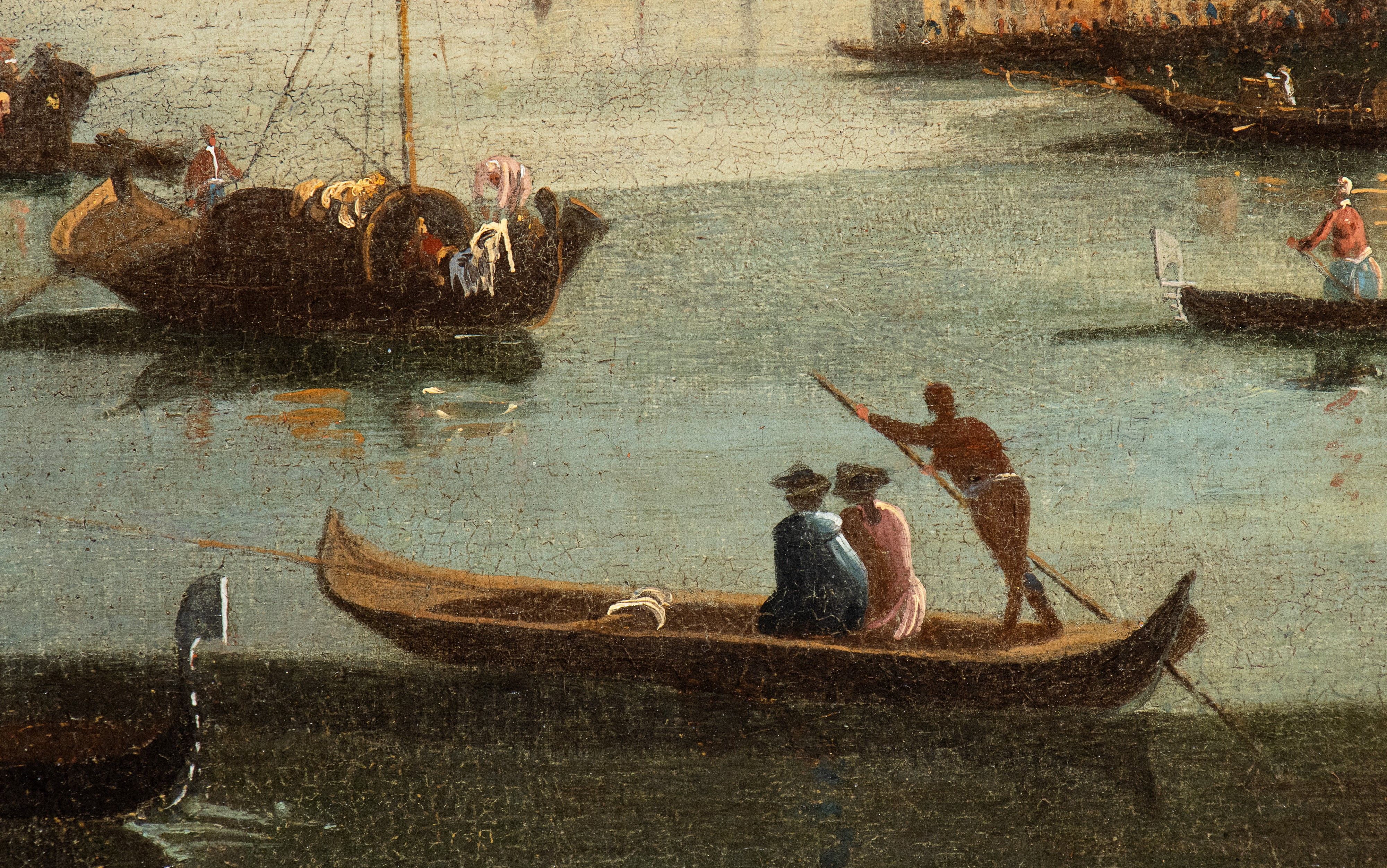 Francesco Tironi - Veduta del Bacino di San Marco con San Giorgio Maggiore e Punta della Dogana