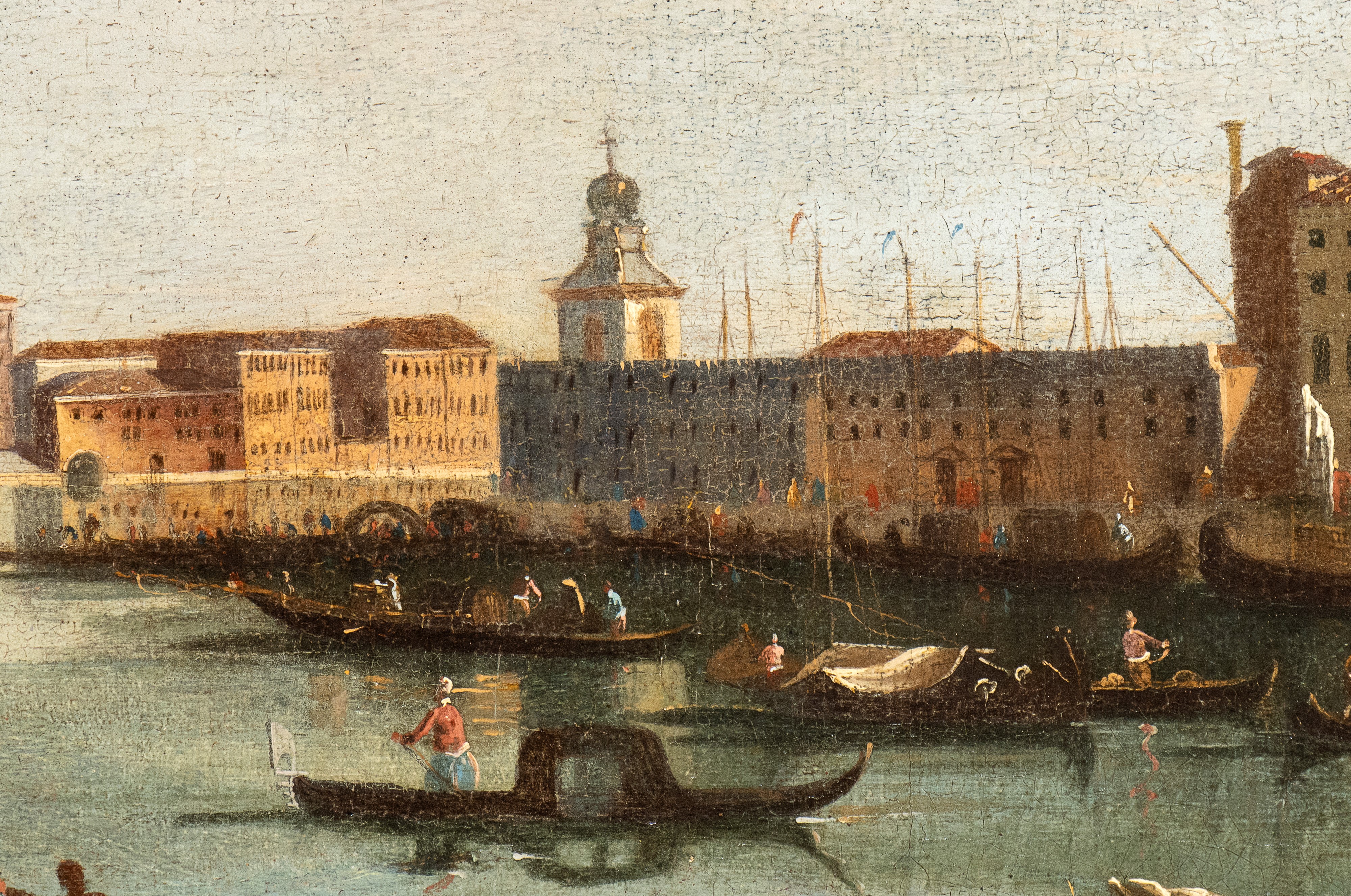 Francesco Tironi - Veduta del Bacino di San Marco con San Giorgio Maggiore e Punta della Dogana