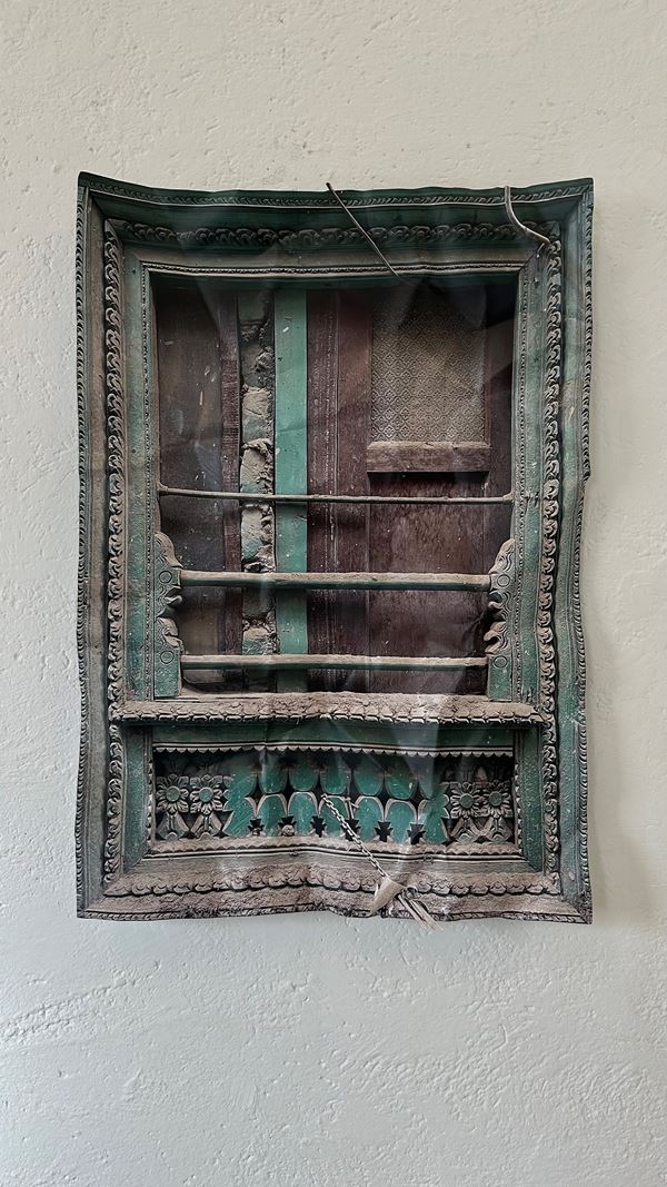 SBAGLIATO : Baktapur  (2023)  - Stampa su alluminio, manipolata dall'artista - Asta Brand New - 21st Century Art - Bertolami Fine Art - Casa d'Aste