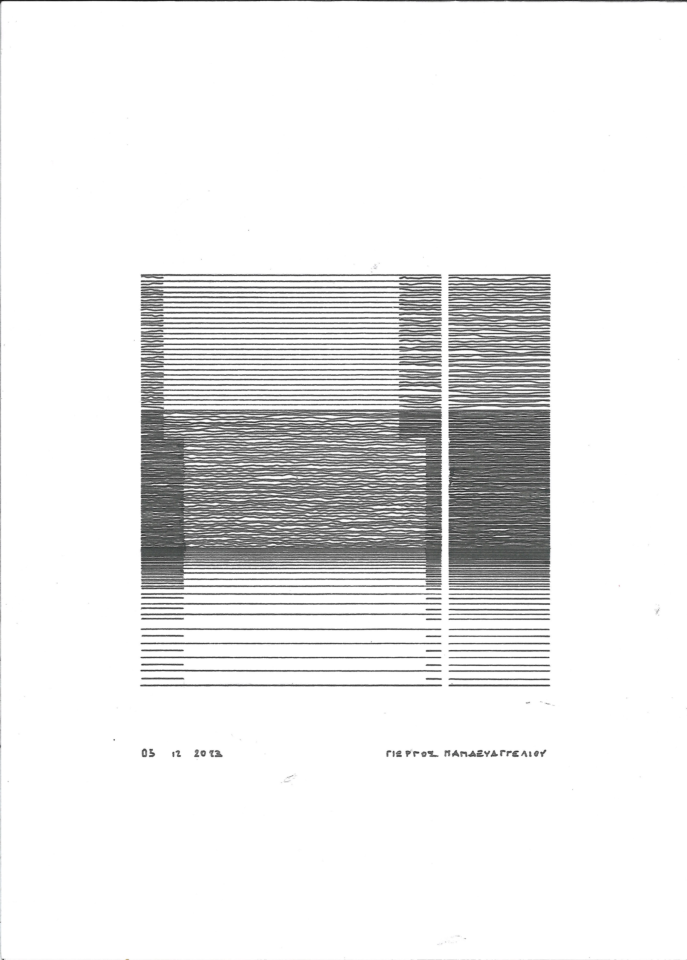 Giorgios Papaevangeliou - Senza Titolo. 3 Disegni