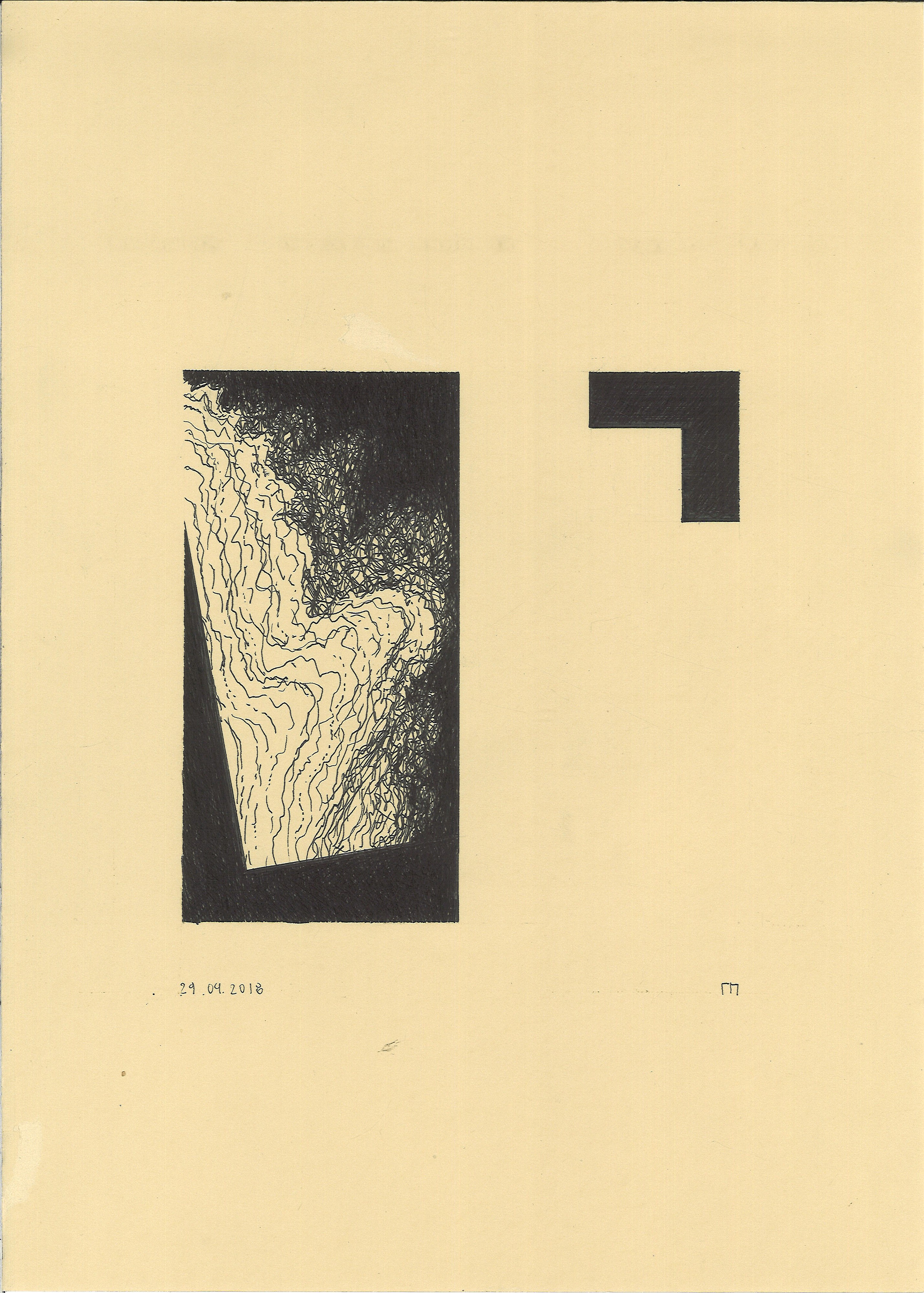 Giorgios Papaevangeliou - Senza Titolo. 5 Disegni