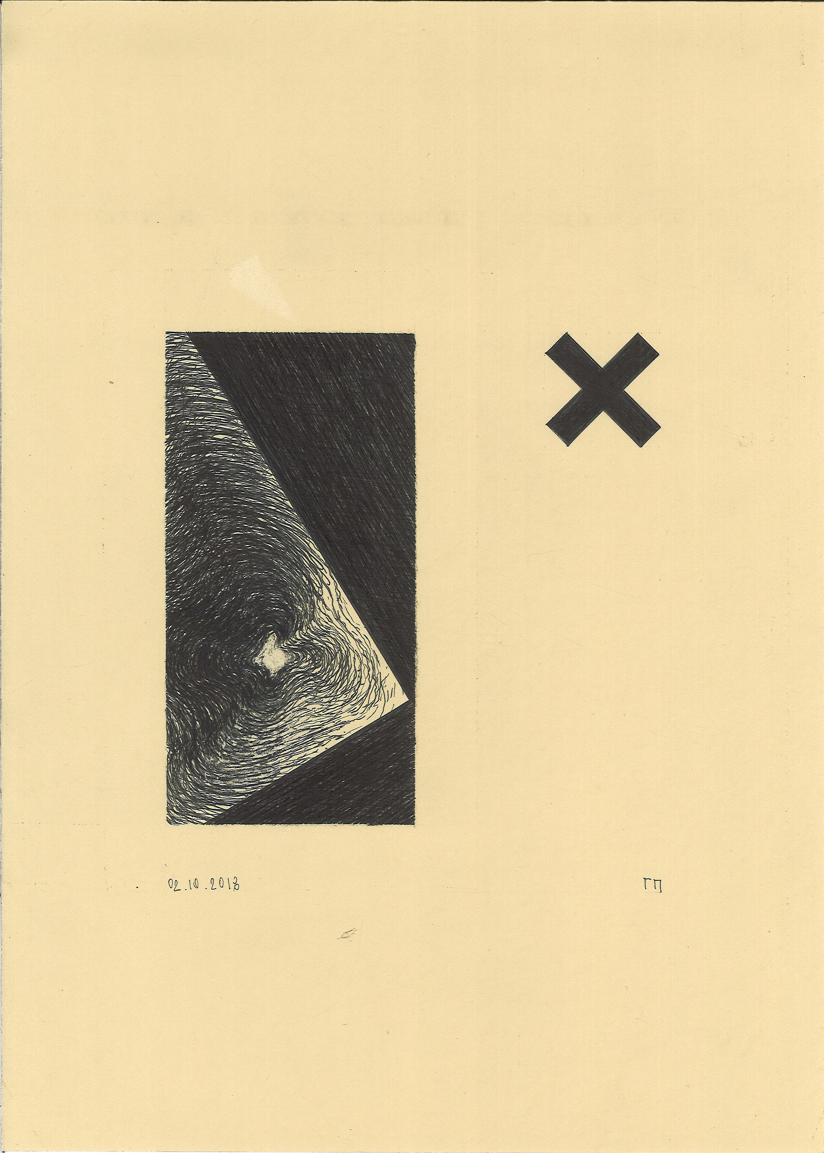 Giorgios Papaevangeliou - Senza Titolo. 5 Disegni