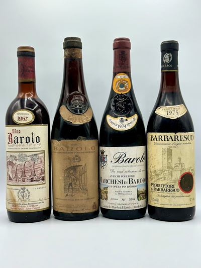 Selezione Piemonte, Barolo - Barbaresco, 1962-1967-1974-1975