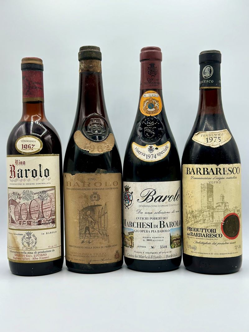 Selezione Piemonte, Barolo - Barbaresco, 1962-1967-1974-1975