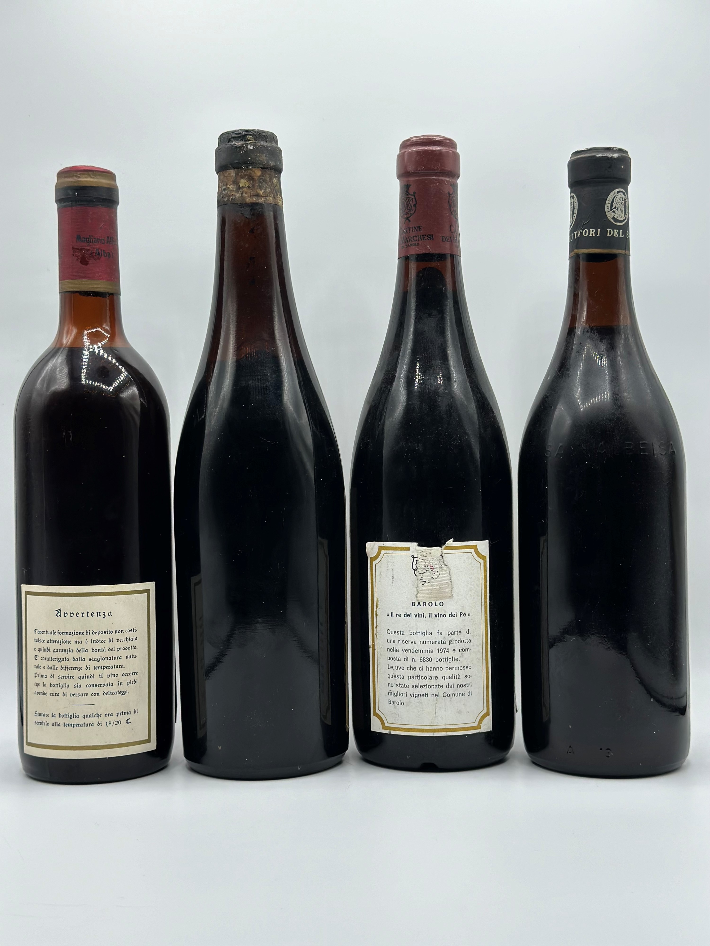 Selezione Piemonte, Barolo - Barbaresco, 1962-1967-1974-1975