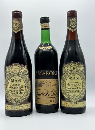 Selezione Amarone, Masi - Fratelli Poggi, 1969-1976-1986