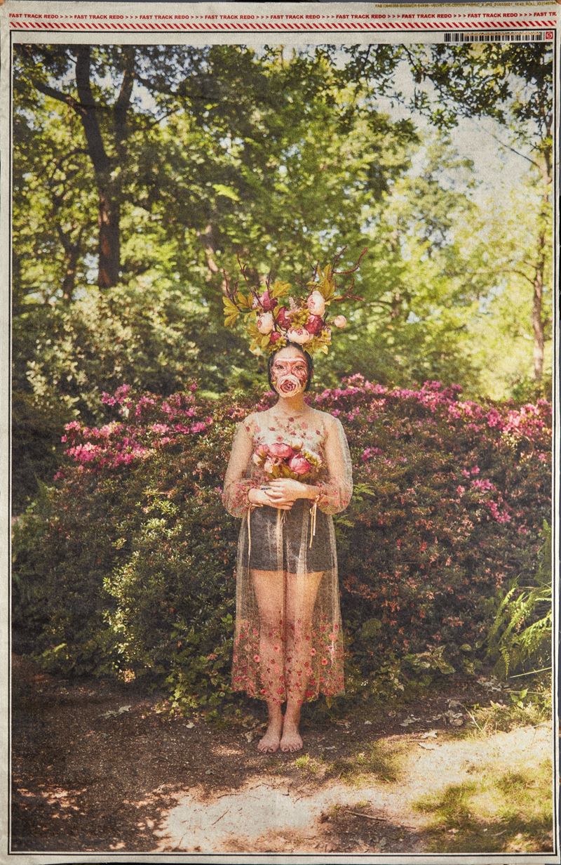 Xu Yang - Me As Flowers in Landscape - Reference To Frida Kahlo 29062018 (in Collaborazione con V...