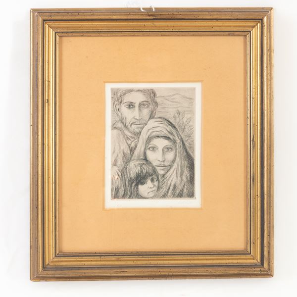 CARLO LEVI - The family, multiple on paper