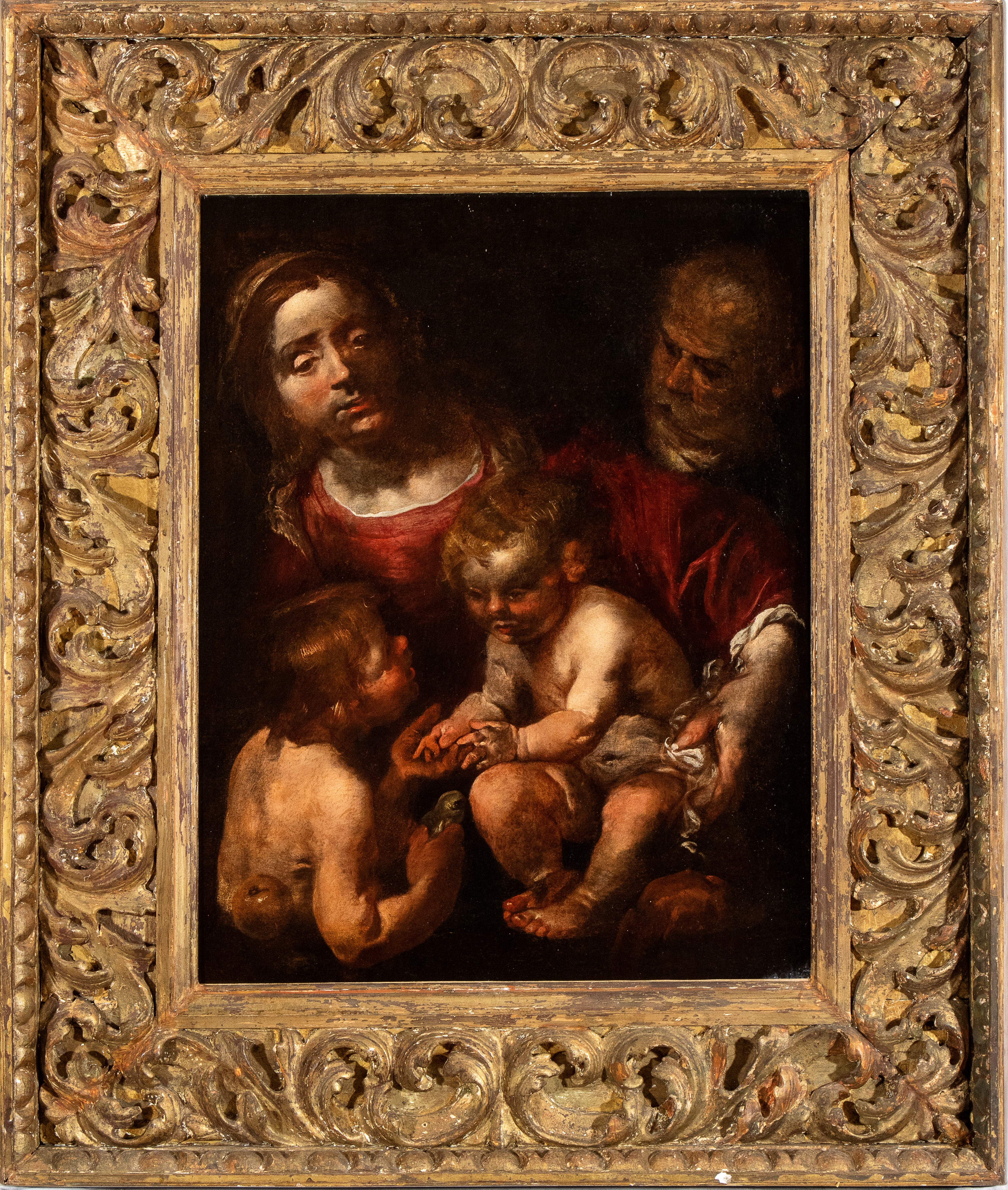 Artista Genovese, Fine XVII - Inizio XVIII Secolo, Artista Toscano, XVII-XVIII Secolo - Sacra Fam...