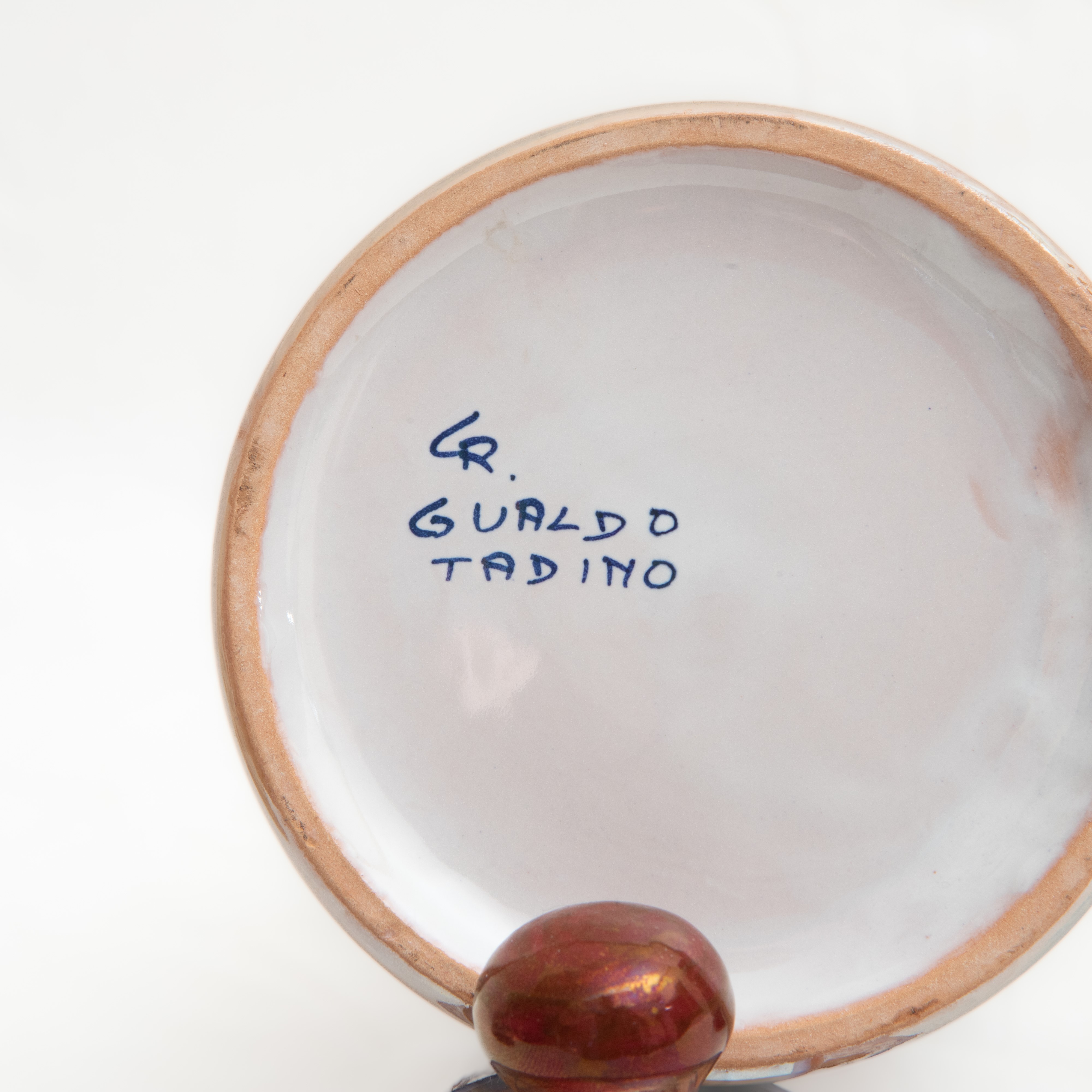 Lotto di Tre Albarelli in Ceramica a Lustro