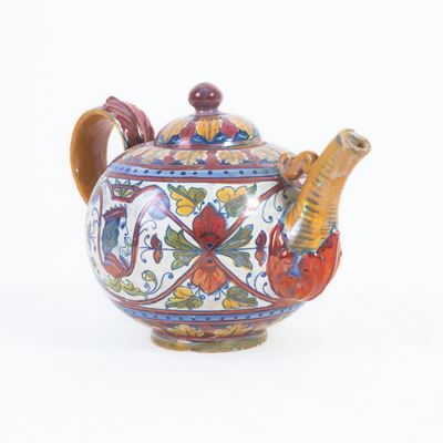 Teiera in Ceramica a Lustro