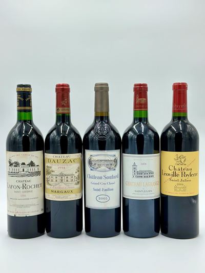 Château Leoville Poyferres - Chateau Lagrange - Chateau Soutard - Chateau Lafon- Chateau Dauzac