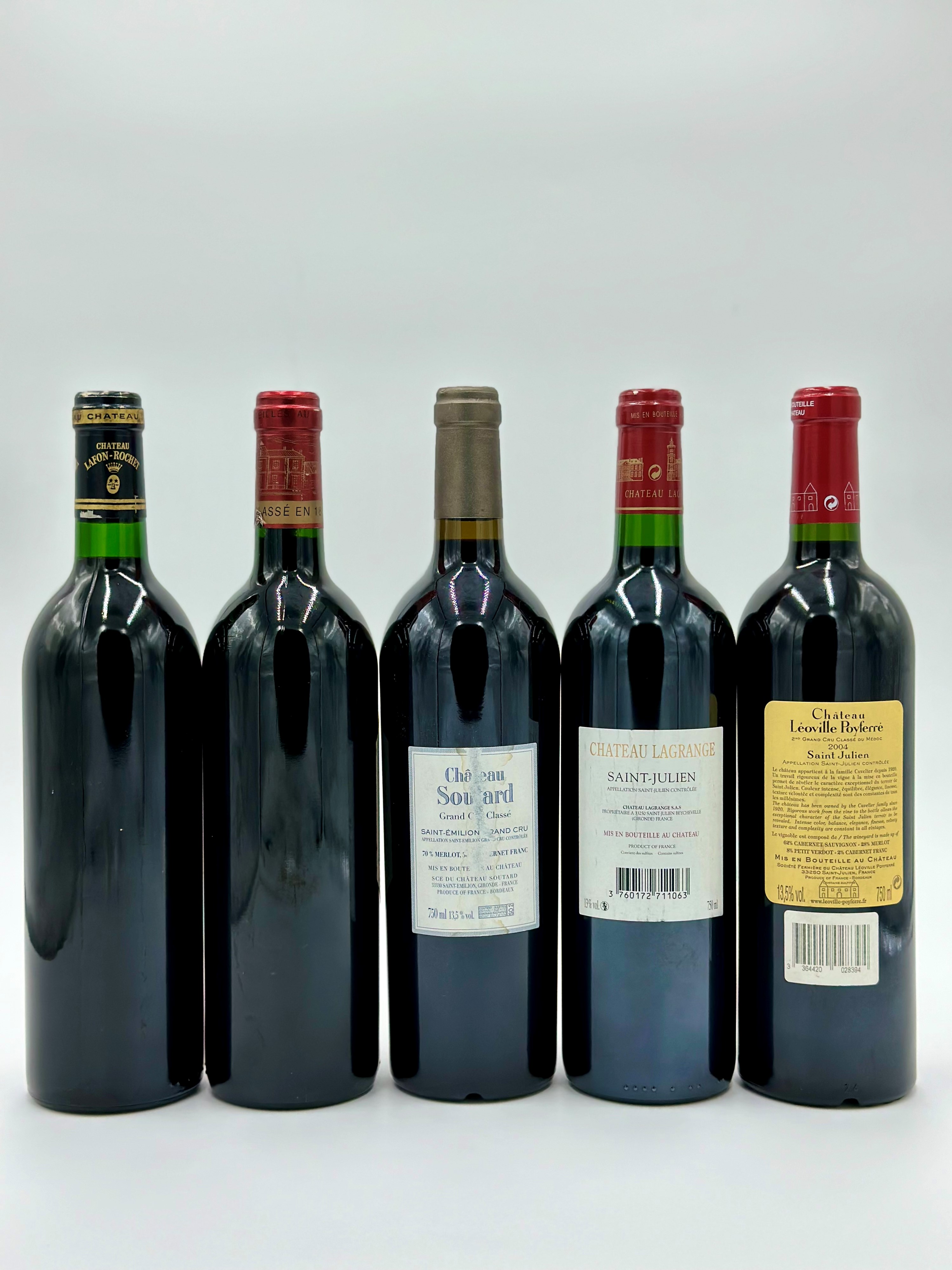 Château Leoville Poyferres - Chateau Lagrange - Chateau Soutard - Chateau Lafon- Chateau Dauzac