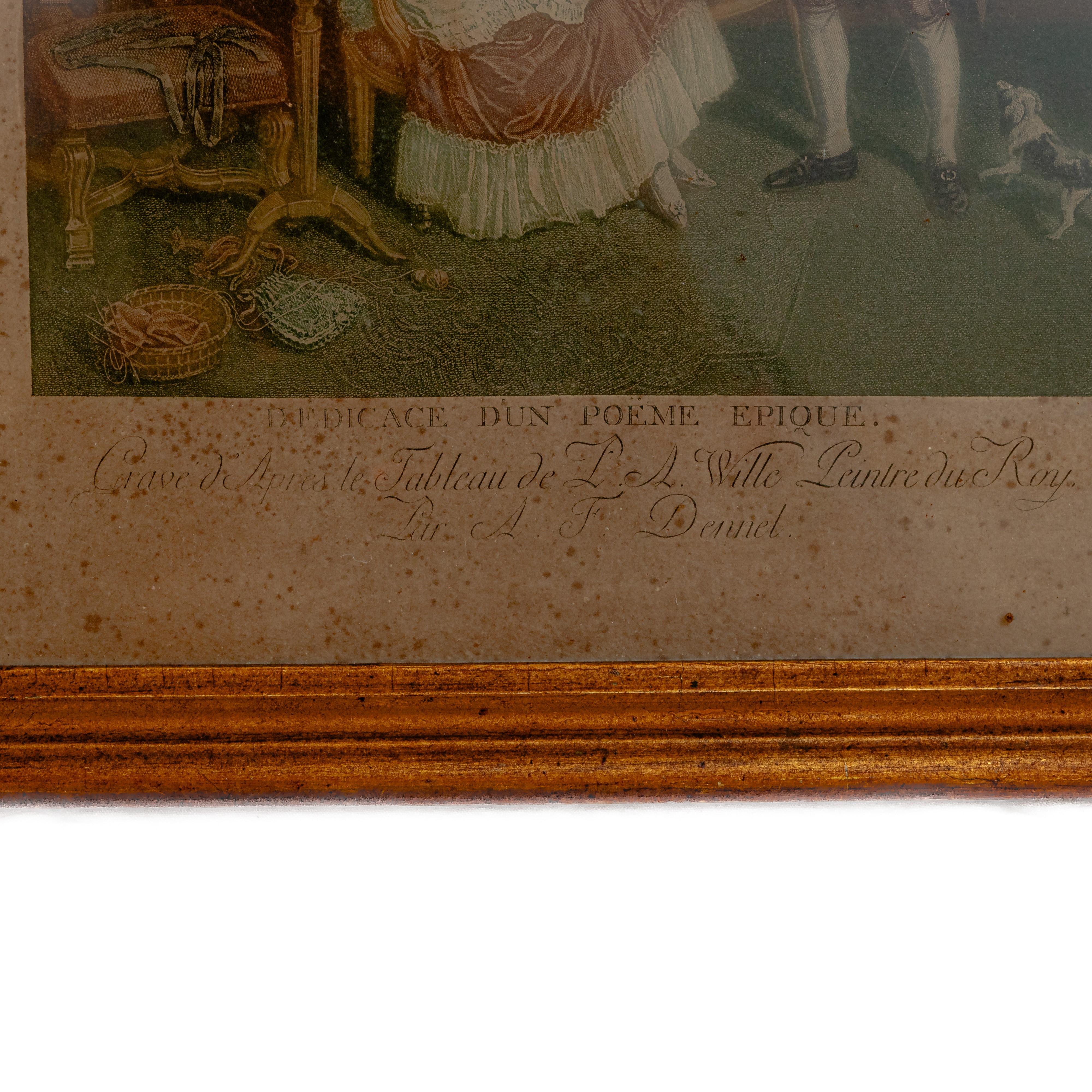 Lotto di cinque multipli su carta a soggetti e misure differenti