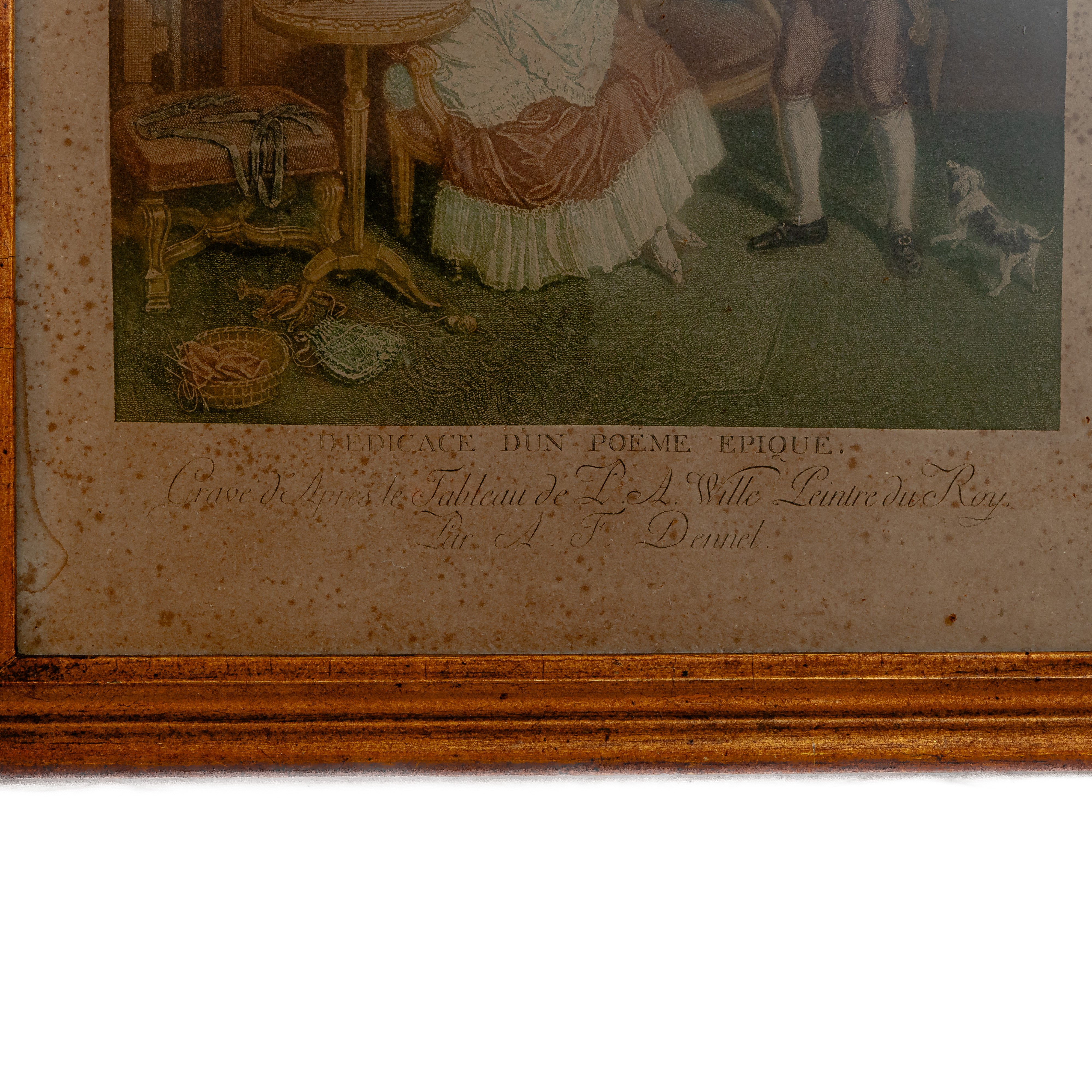 Lotto di cinque multipli su carta a soggetti e misure differenti