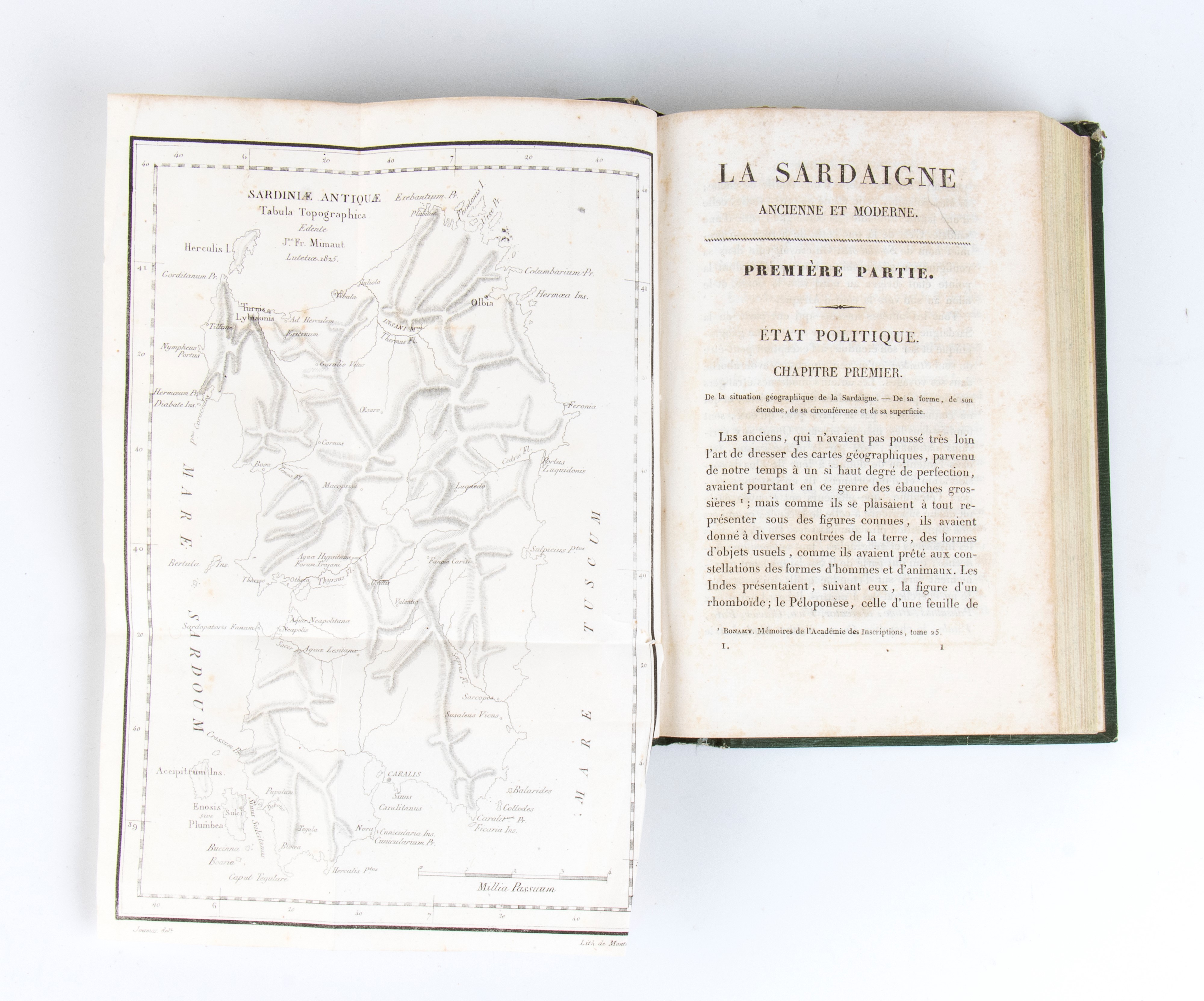 Mimaut Jean Francois. Histoire De Sardaigne Ou la Sardaigne Ancienne Et Moderne Considérée Dans S...