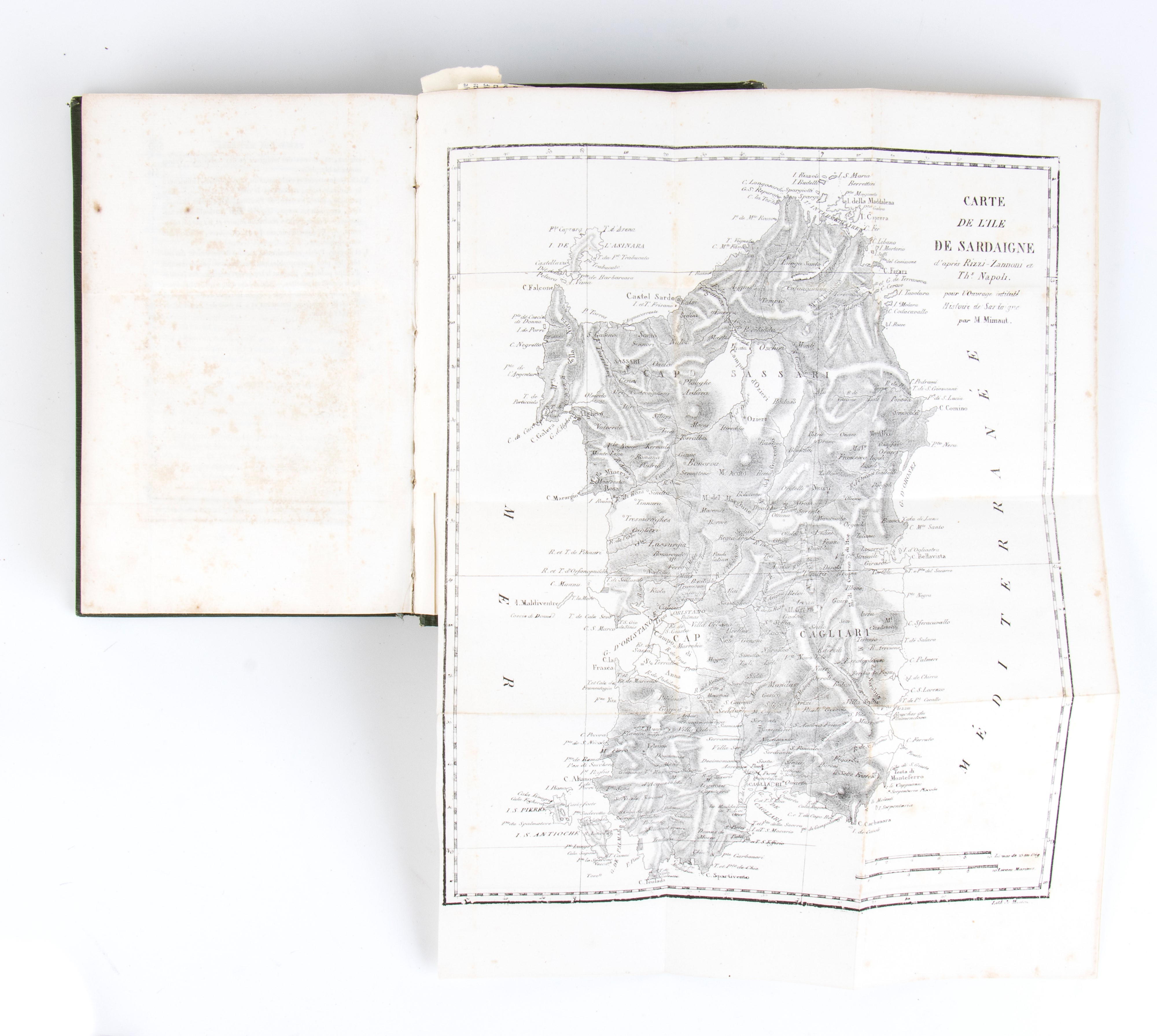 Mimaut Jean Francois. Histoire De Sardaigne Ou la Sardaigne Ancienne Et Moderne Considérée Dans S...