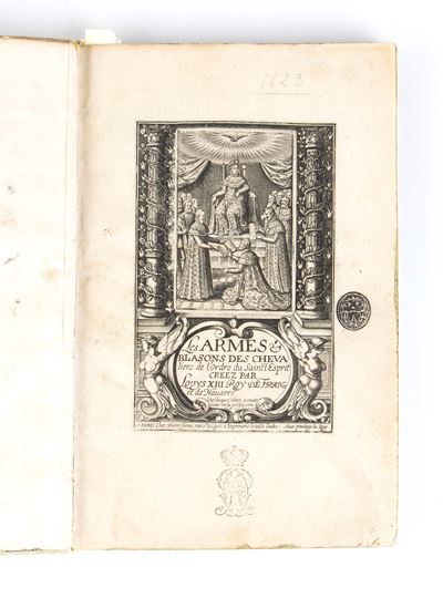 Morin Jacques Les Armes & Blasons Des Chevaliers De L’ Ordre di Saint Esprit Créez Par Louis XIII...