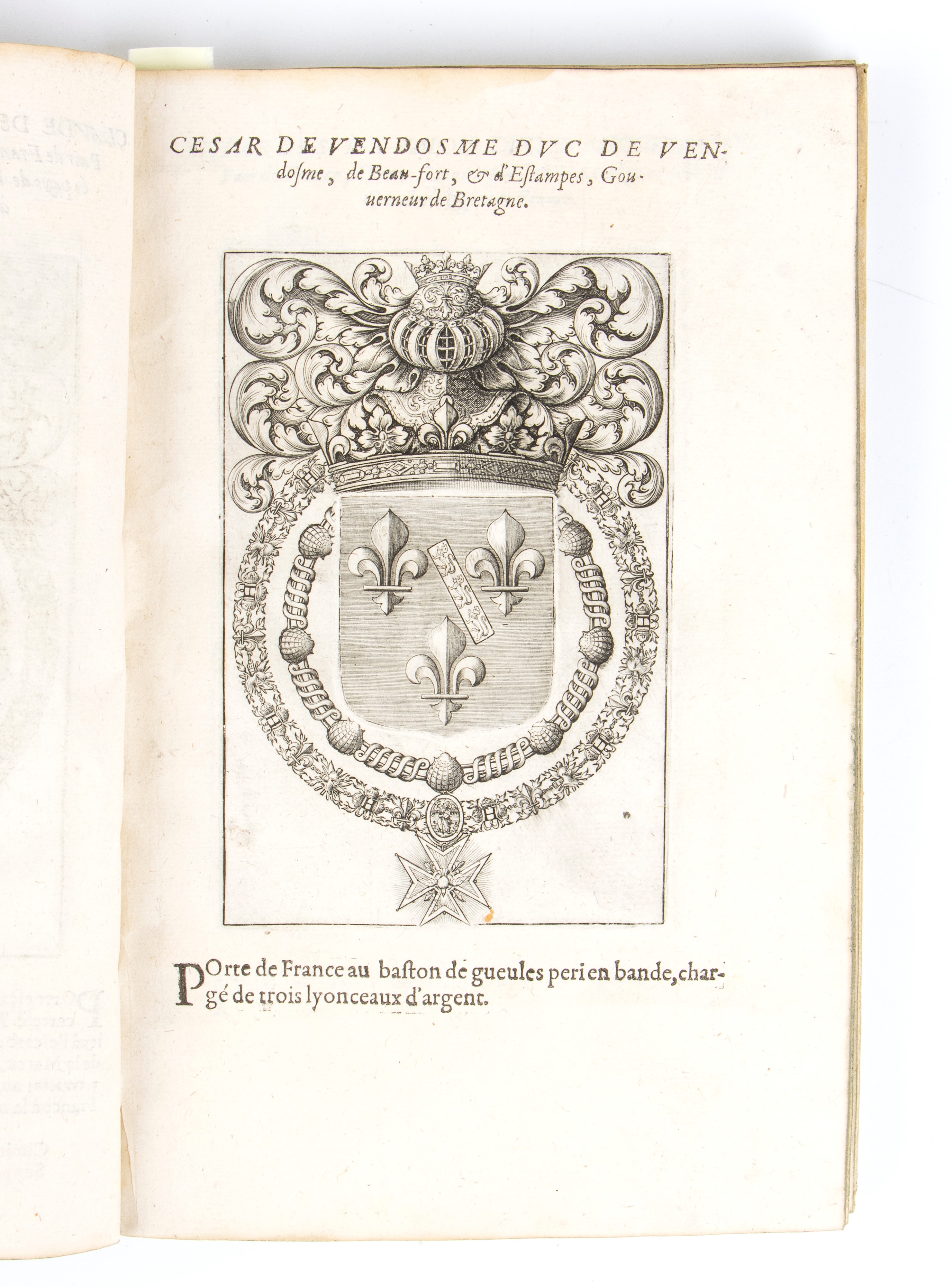 Morin Jacques Les Armes & Blasons Des Chevaliers De L’ Ordre di Saint Esprit Créez Par Louis XIII...