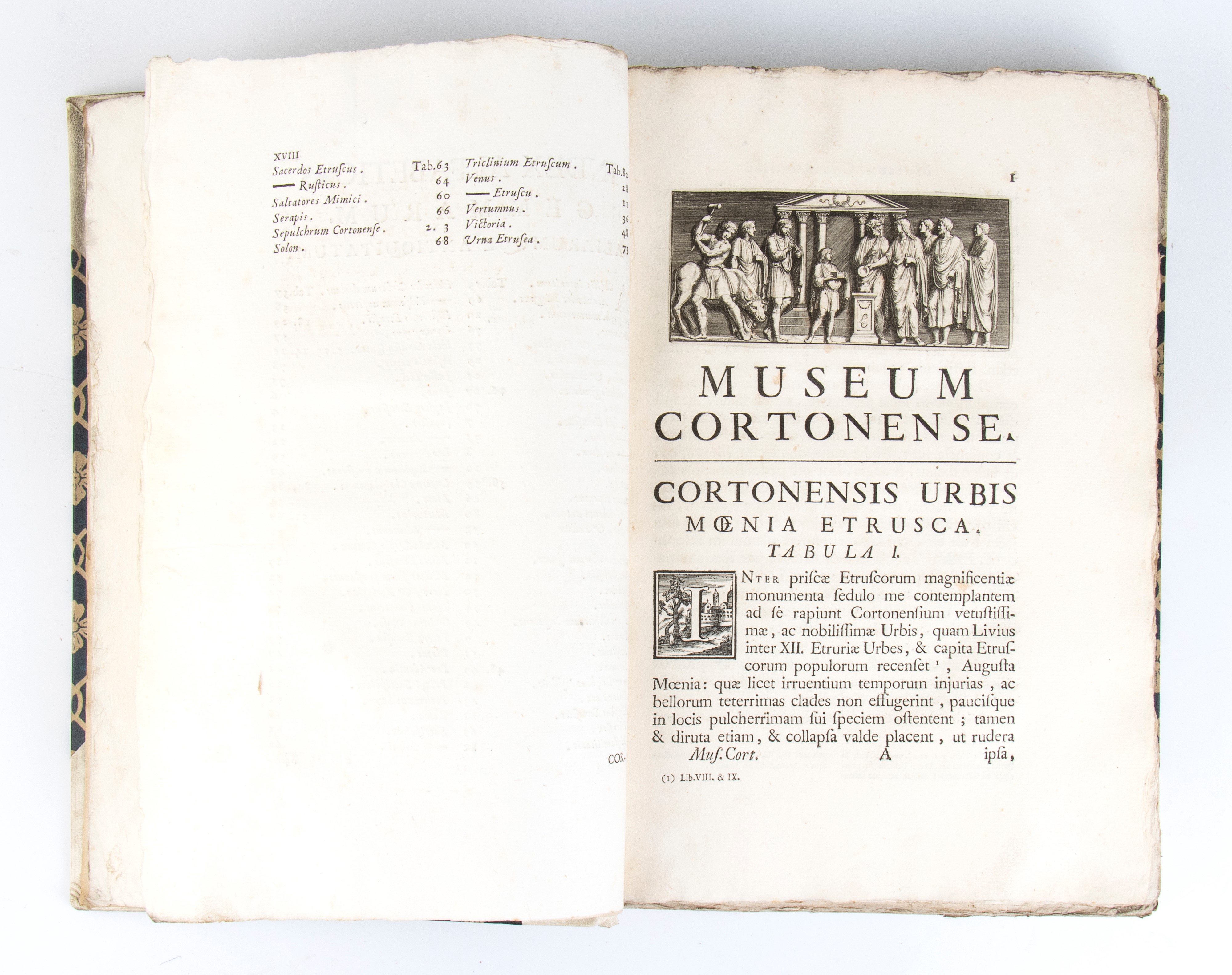 Valesio Francesco, Frncesco Gori, Ridolfino Venuti. Museum Cortonense in Quo Vetera Monumenta Com...
