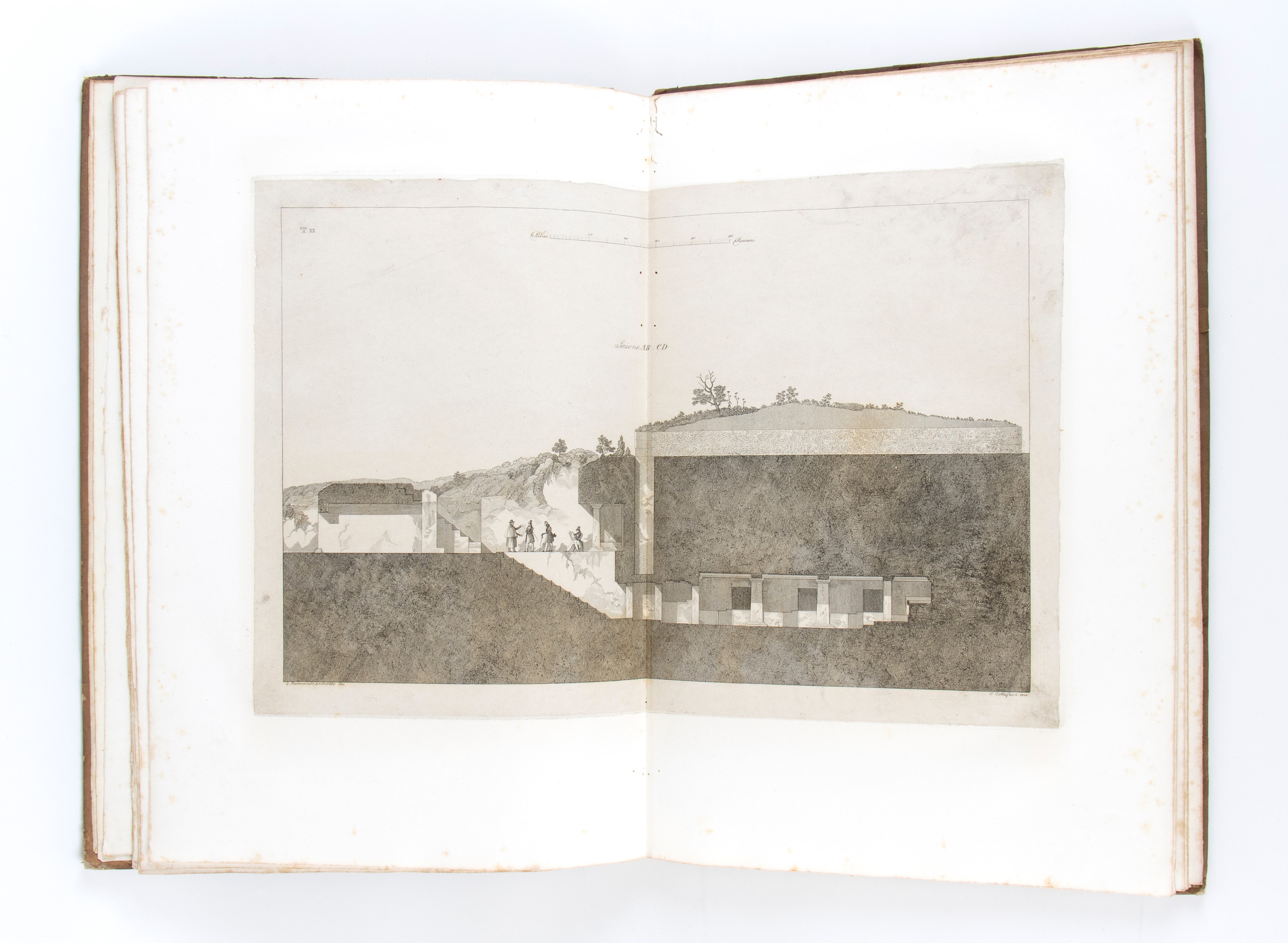 Visconti Pietro Ercole. Antichi Monumenti Sepolcrali Scoperti nel Ducato di Ceri. Roma 1836