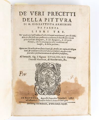 Giovanni Battista Armenini. De' Veri Precetti della Pittura di Giovan Battista Armenini da Faenza...