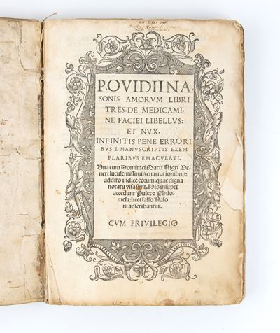 Ovidius Publius Amorum Libri Tres. De Medicamine Faciei Libellus Et Nux