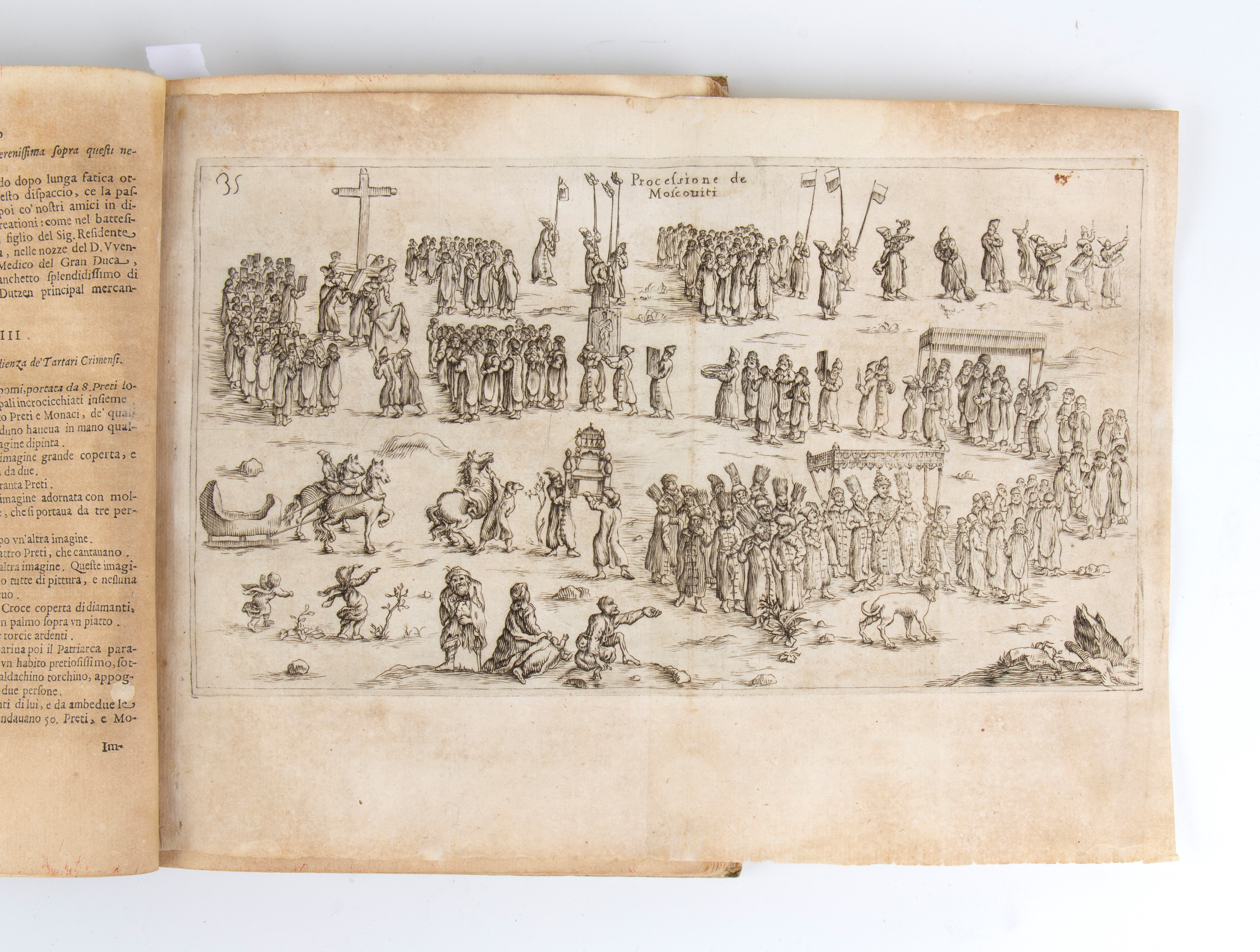 Olearius Adam. Viaggi di Moscovia, Viterbo 1658
