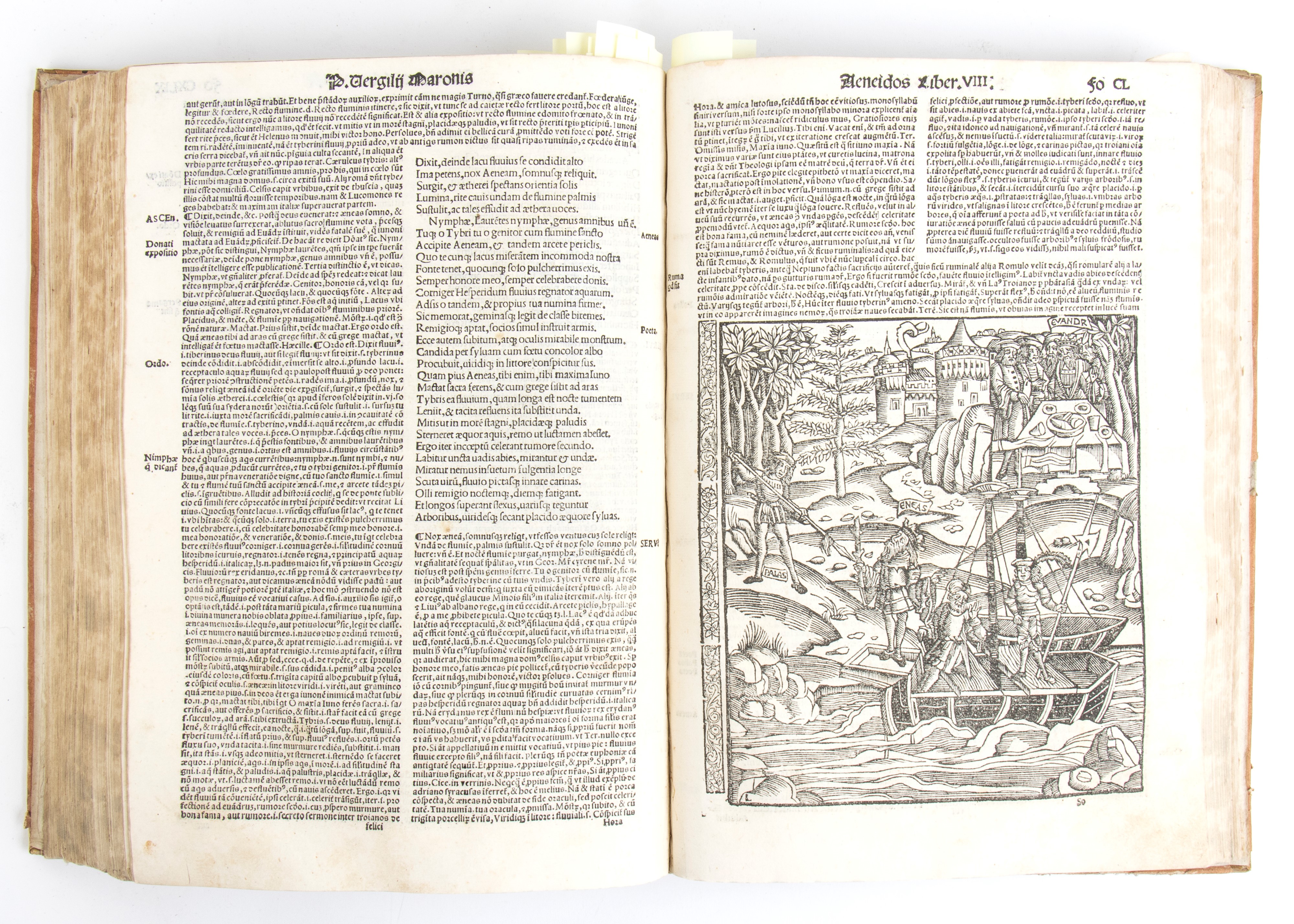 Virgilio Maro Publius. Vergilius Cum Commentarij & Figuris. Venezia 1522