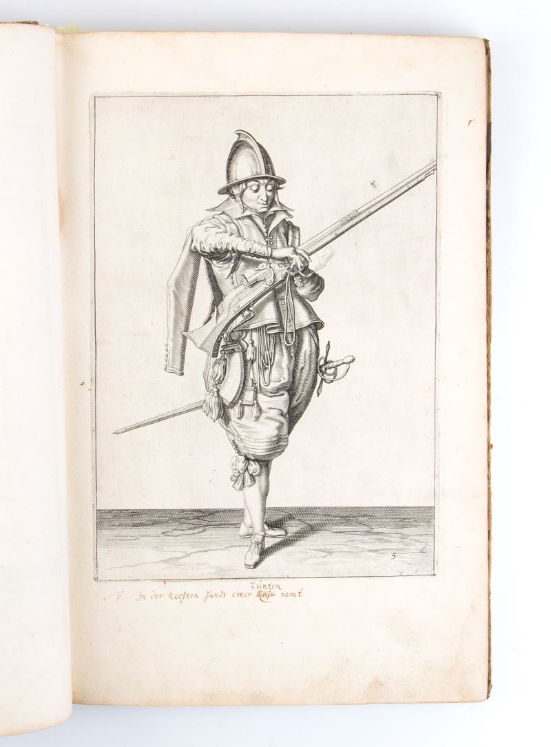 Gheyn, Jacques De II. Waffenhandlung Von Den Rören. Musquetten Undt Spiessen. Graven Hagen in Hol...