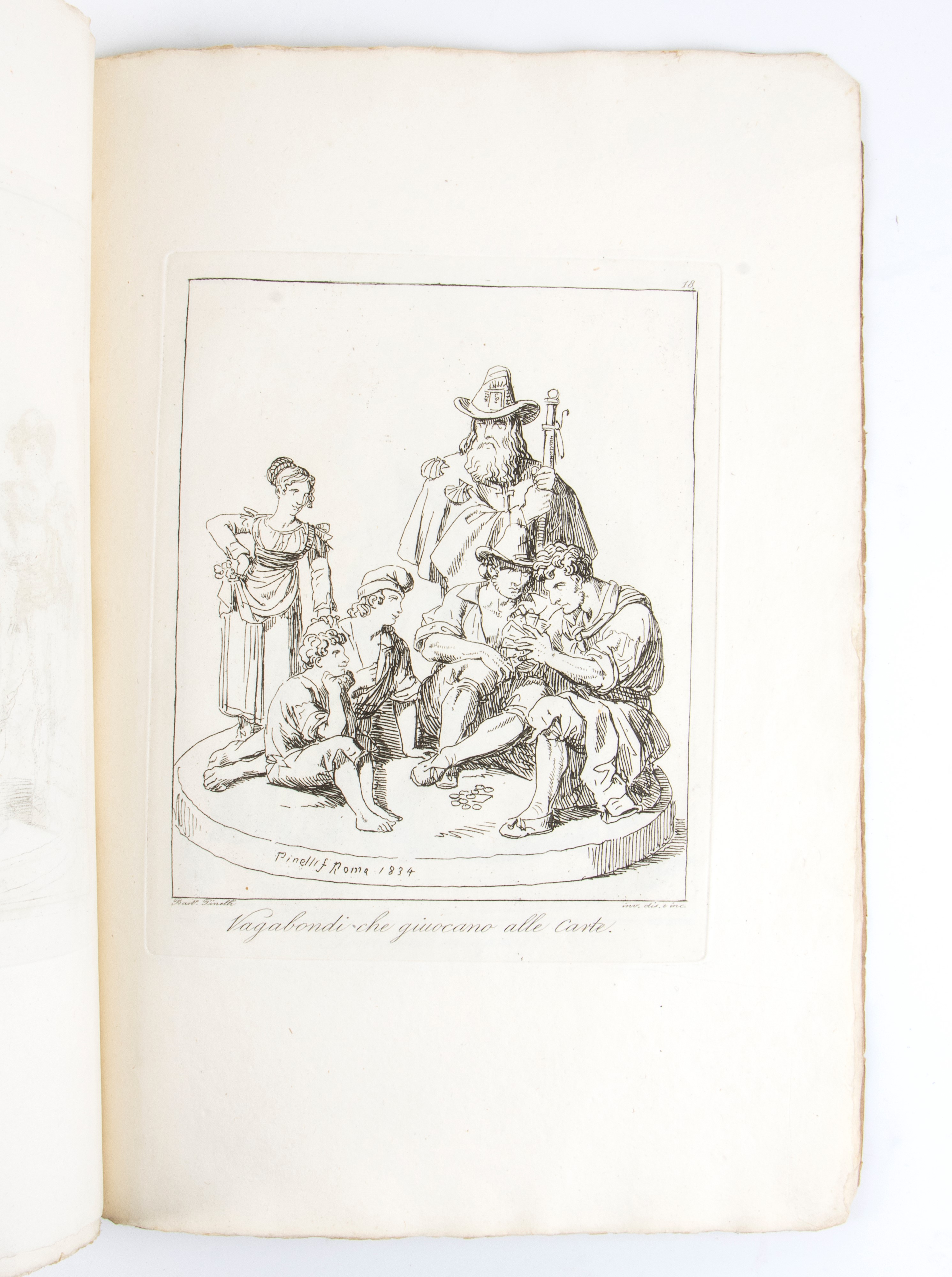 Pinelli, Bartolomeo. Gruppi Pittoreschi Modellati in Terra Cotta / da Bartolomeo Pinelli ed Incis...