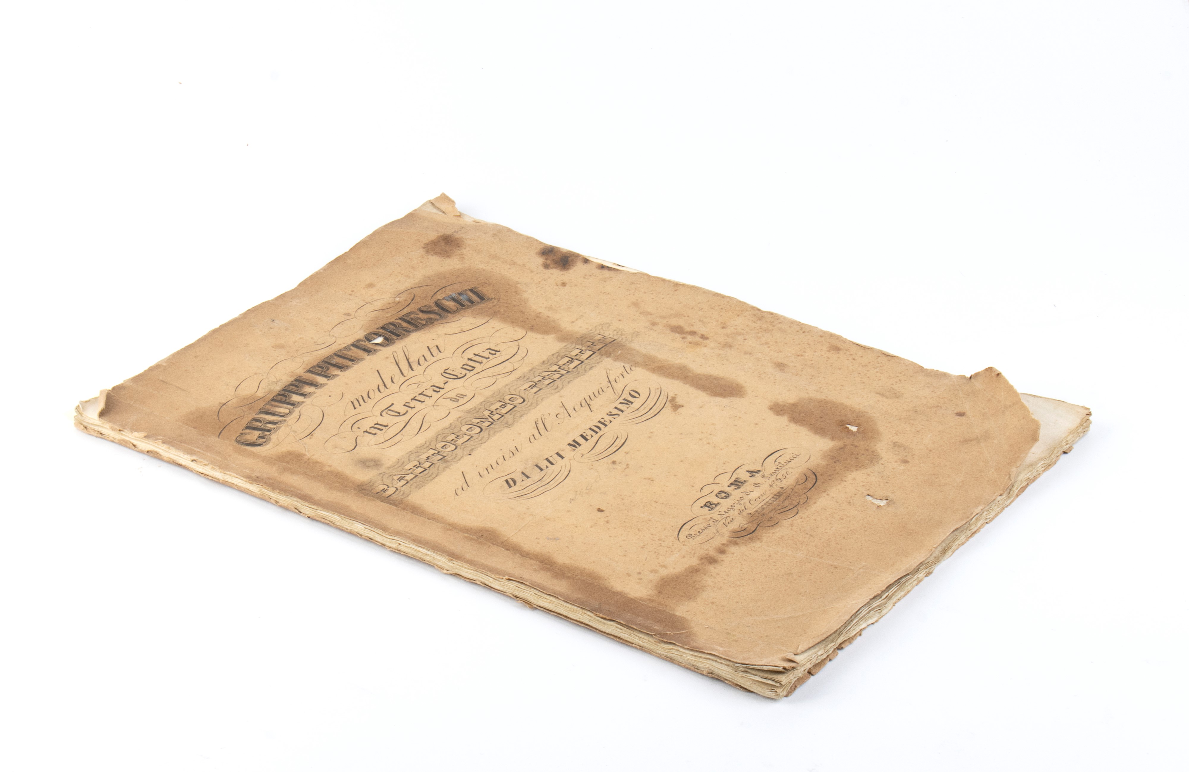 Pinelli, Bartolomeo. Gruppi Pittoreschi Modellati in Terra Cotta / da Bartolomeo Pinelli ed Incis...