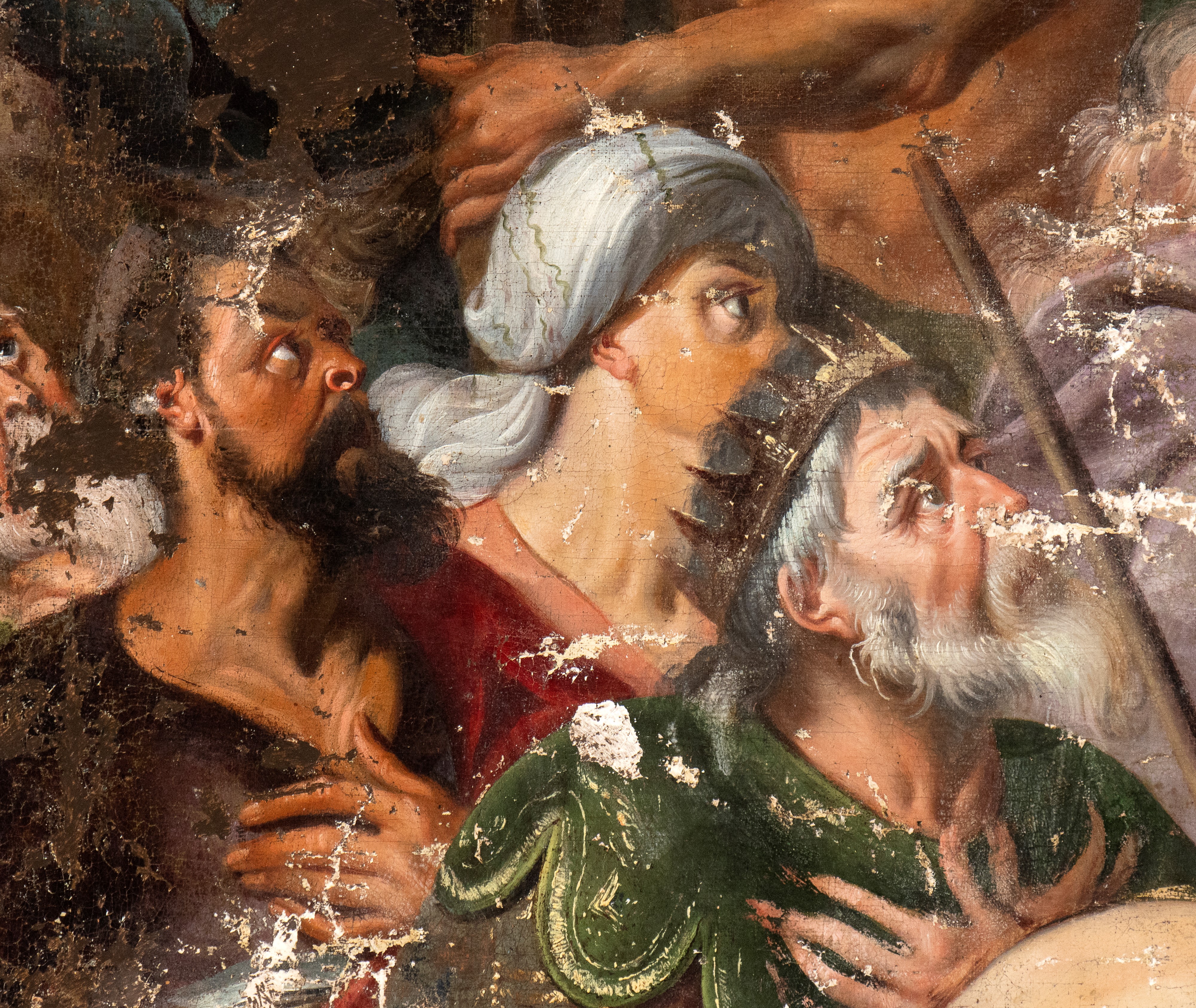 Artista Fiammingo, XVII Secolo - Cristo e i Peccatori Penitenti