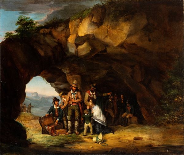 Nicaise de Keyser - Brigands in a cave