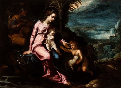 Sacra Famiglia con San Giovannino