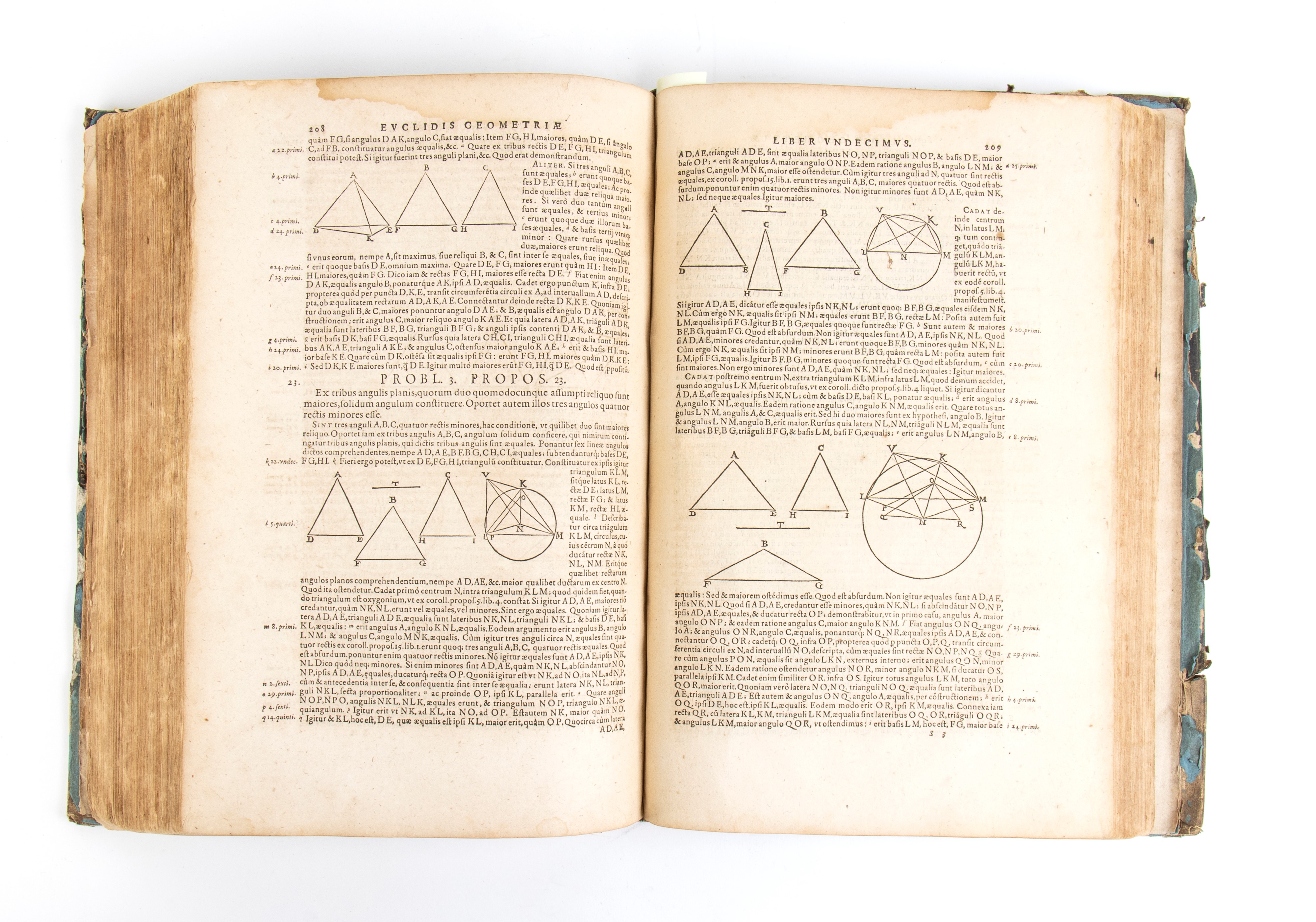 Euclide. Euclidis Elementorum Libri XV. Colonia 1591