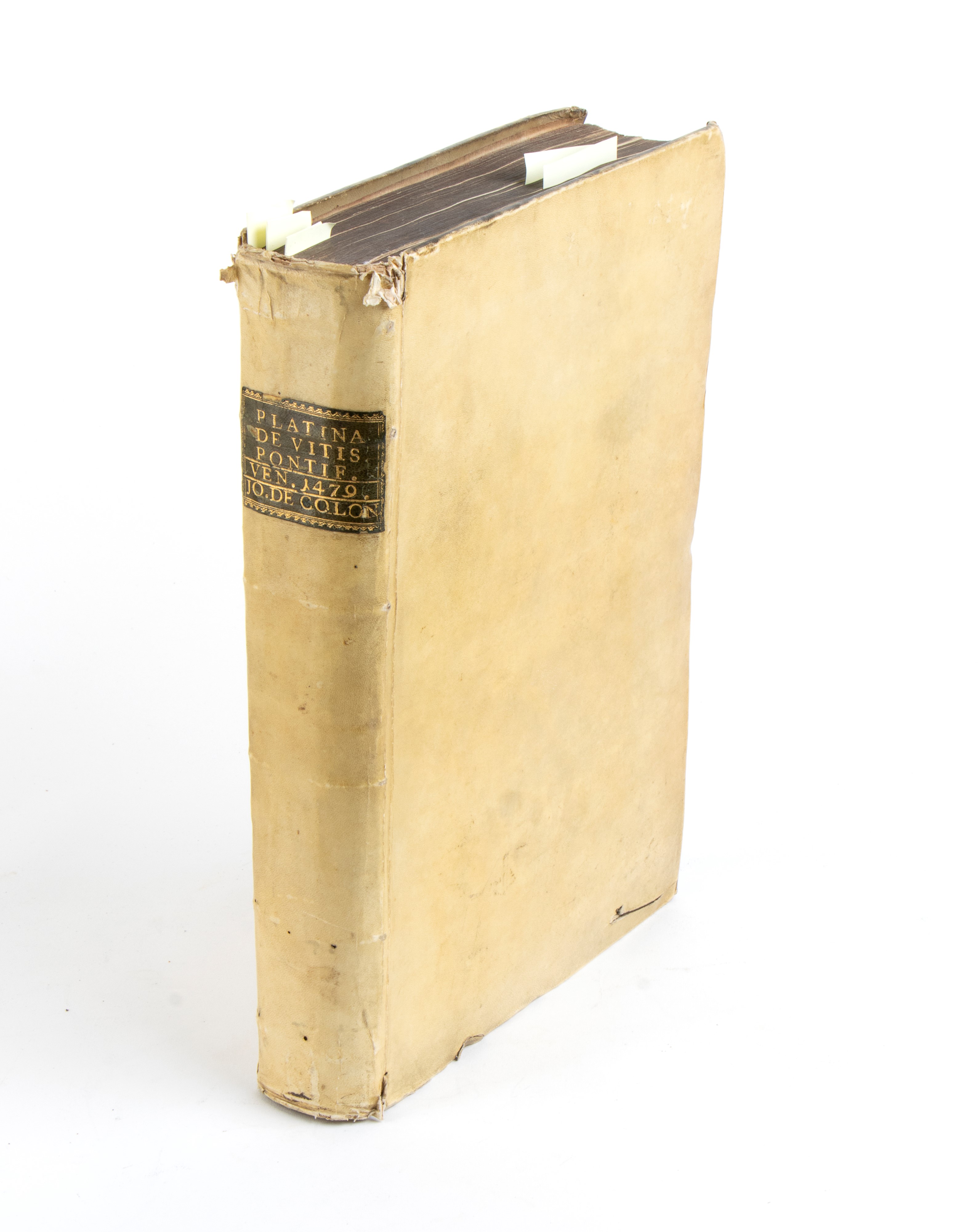 Platina. Vita dei Pontefici Prima Edizione 1479. Venezia Johannes De Colonia And Johannes Manthen...