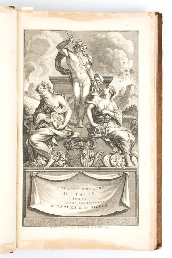 BLAEU JOHANNES. NOVUM ITALIAE THEATRUM. The Hague 1724
