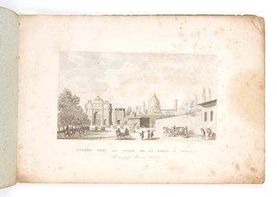 Zocchi Giuseppe. Vedute Principali della Citta di Firenze. Firenze s.D. ma Presumilbilmente 1818