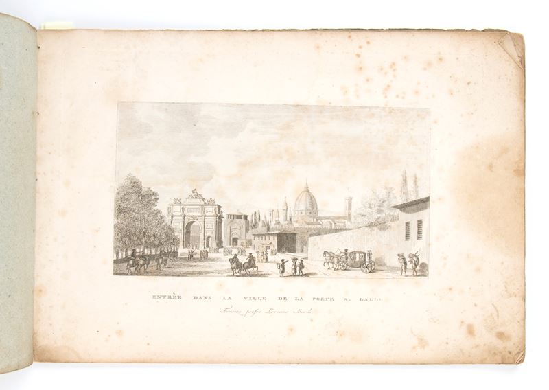 Zocchi Giuseppe. Vedute Principali della Citta di Firenze. Firenze s.D. ma Presumilbilmente 1818